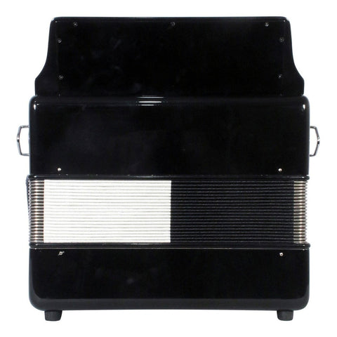 Moretti Milan Blk Acordeón De Botones Tono Sol Funda Correas