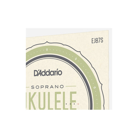 Daddario Ej87s Cuerdas Para Ukulele Soprano De Titanio