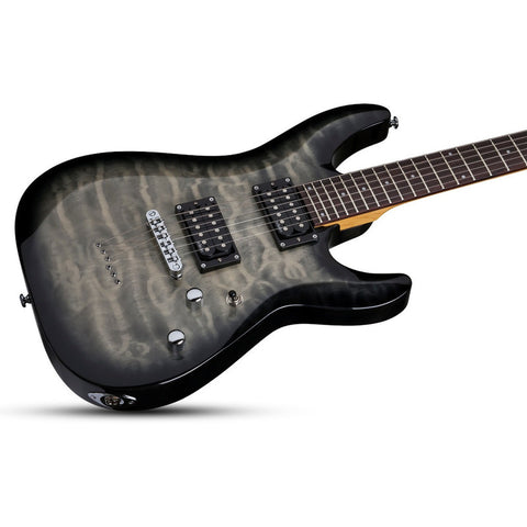 Guitarra Eléctrica 6 Cuerdas Zurda Schecter C-6 Plus Lh Zurdo Negro