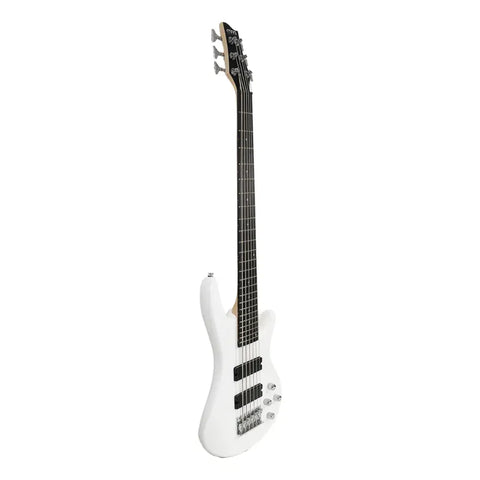 Bajo Eléctrico 6 Cuerdas Activo Mars Eb-6 Activo Blanco Diestro Blanco