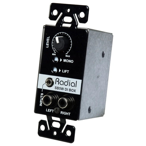Caja Directa Pasiva P/pared Con Trs Rca, Radial Sb-5w Walldi
