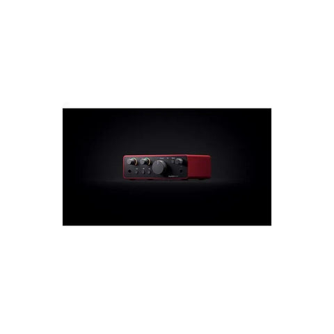 Interfaz De Audio 2x2 Scarlett Solo 4g Focusrite Color Rojo