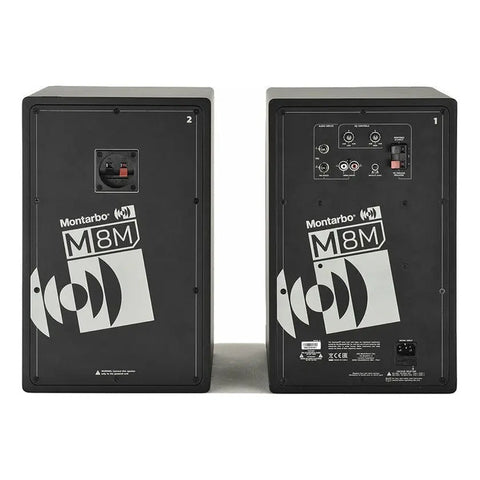 Monitores Montarbo M8m Activo Pasivo 8 Pulgadas Bluetooth Estudio Negro