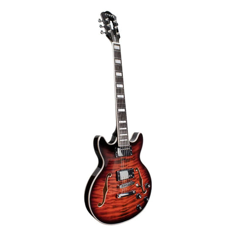 Guitarra Mars Electrica Mod. Jazz Satin Violin Sunburst Diestro Violin