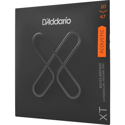 Cuerdas Bronce P/ Guitarra Acústica 10-47 D'addario Xtabr1047