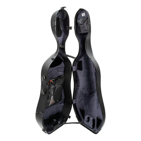 Estuche Premium Violonchelo 4/4 Bam 1001sw Con Ruedas Negro