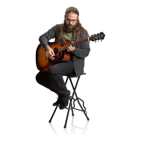 Soporte De Guitarra Con Banco Frameworks Gfw-gtrstool Negro