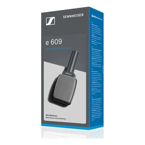 Sennheiser E609 Micrófono Para Instrumento O Amplificador Color Plateado