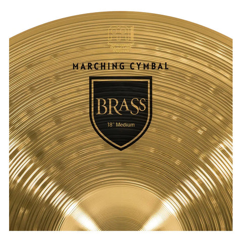 Marching Cymbal Meinl 18 Pulgadas Brillante Latón Dorado
