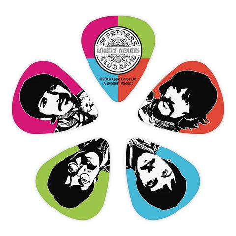 Púas Para Guitarra The Beatles Planet Wave 1cwh4-10b6 Varios Mediano