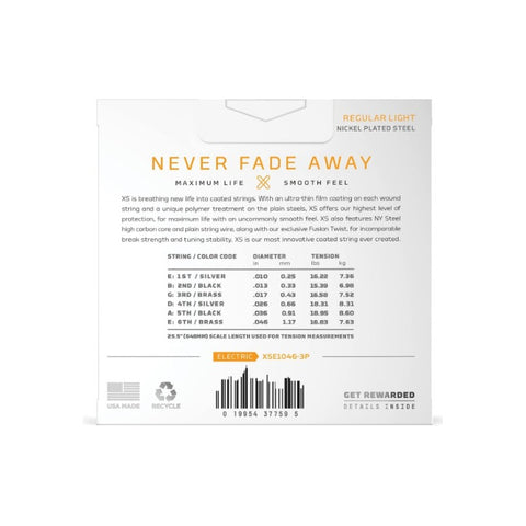 Encordadura Daddario Xse1046-3p 3 Pack Guitarra Eléctrica