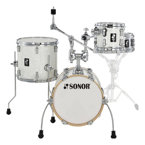 Bateria Sonor Aq2 Martini Set 4 Piezas Bombo 14 PuLG Blanco Aperlafo