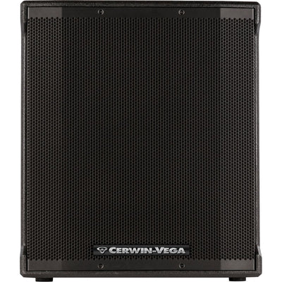 Subwoofer 15 Activo Amplificado Cerwin Vega Cve-18s-na Color Negro