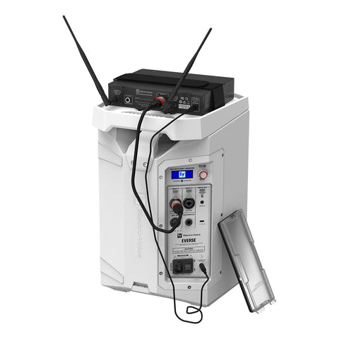 Ev Everse 8-w  Bocina Portátil Batería 400w Ip43 Blanca Negro