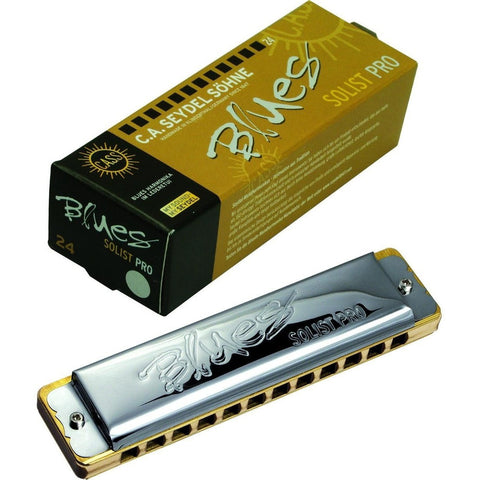 Armonica 12 Agujeros Tono C Seydel Blues Solist Pro 12 00c
