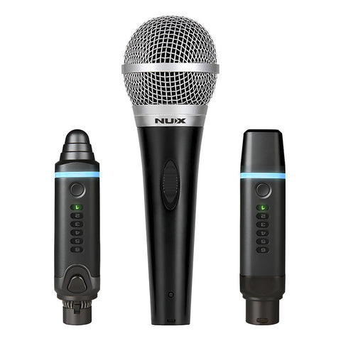 Sistema Inalambrico De Micrófono Nux B-3 Plus Mic Bundle Color Negro