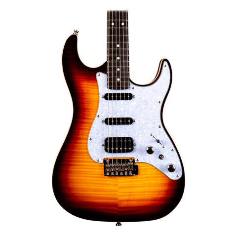 Guitarra Eléctrica De 6 Cuerdas Jet Js600 Sunburst Diestro
