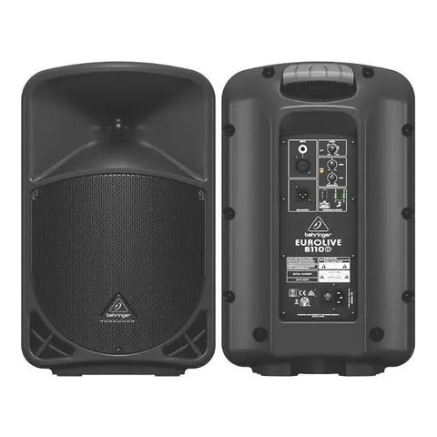 Bafle Biamplificado 10 PuLG 300 Watts Behringer B110d Negro