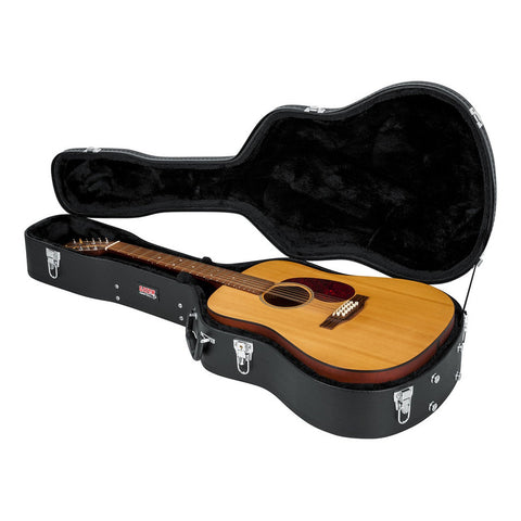 Estuche Rígido Para Guitarra Acústica, Gator Gwe-dread 12