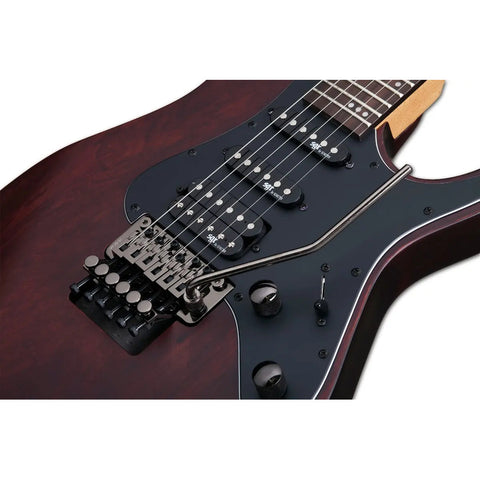Guitarra Eléctrica Color Nogal, Sgr By Schecter Banshee-6 Fr Diestro Bordó
