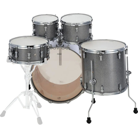 Batería De 5 Pzas Titanio Sin Stands Sonor Aq2 Studio Set Cuarzo Titanio