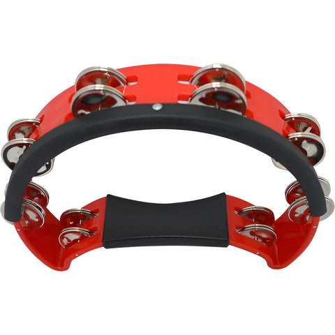 New Beat Pt-81n/p Pandero De Mano Media Luna Rojo