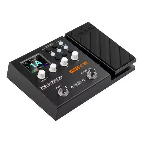 Pedalera De Guitarra Nux Mg300 Mkii Con Modelo Source * Negro
