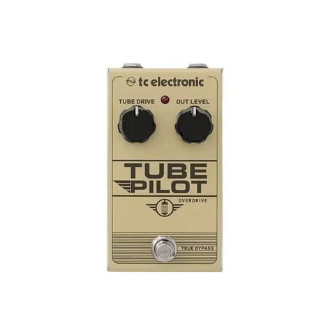 Pedal Tc Electronic Tube Pilot Overdrive Para Guitarra De 9 V Blanco Navajo