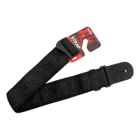 Tahalí De Nylon Tejido Para Guitarra Planet Waves 50b01 Negro Tejido