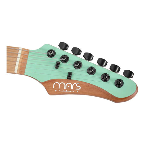 Guitarra Eléctrica Stratocaster Solid Seafoam G Mars Strat Diestro Agua Palo De Rosa