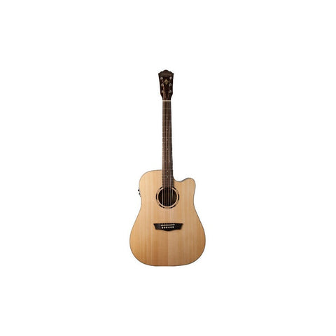 Guitarra Electroacustica Dreadnought Washburn D10sce Nat Natural