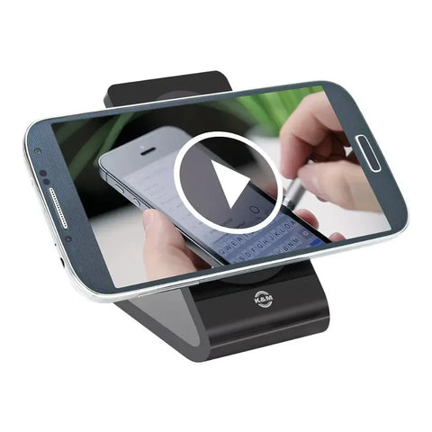 Soporte P/smartphone Color Negro Konig & Meyer 19850-000-55