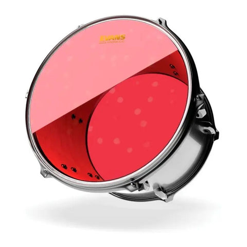 Parche Tom Tarola Golpe Hidráulico 14 Pulgadas Evans Drumheads Tt14hr Rojo