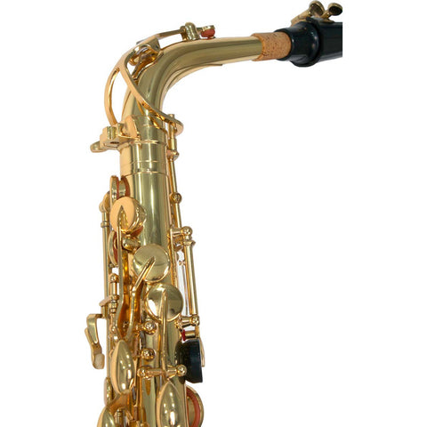 Saxofón Alto Eb Benjamin Adams Latón As100 Con Estuche Dorado