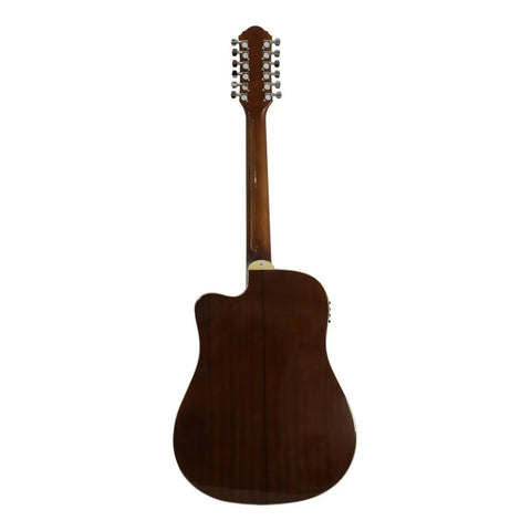 Guitarra Electroacústica Dreadnought Oscar Schmidt Od312cesm Marrón Diestro