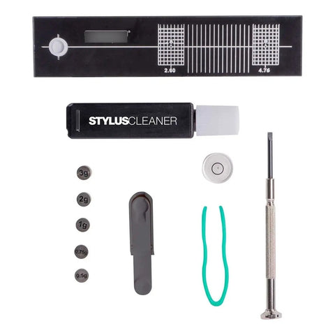 Set Ajuste Cartucho Tornamesa Reloop Herramientas Y Limpieza