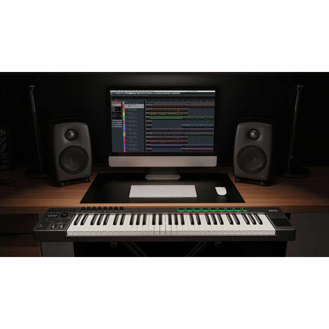 Teclado Controlador Midi 61 Teclas Fader Trackpad Nux Ntk-61