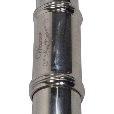 Flauta Transversal Cuproníquel Tonalidad C Wesner Sfl1100 Plateado