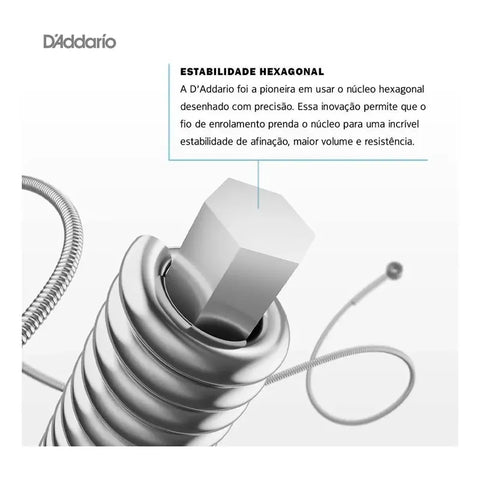 Paquete 3 Cuerdas P/guitarra Acústica Daddario Ej16 3-pack