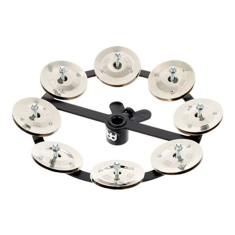 Meinl Hthh1bk Pandero Para Batería Crótalos Acero Color Negro