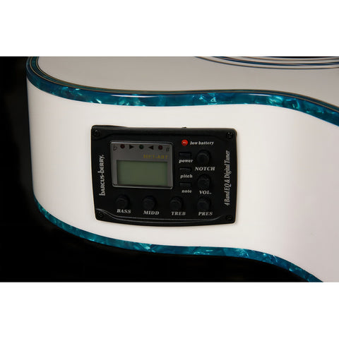 Guitarra Electroacústica Oscar Schmidt Og10ce 6 Cuerdas Tapa Abeto Blanca