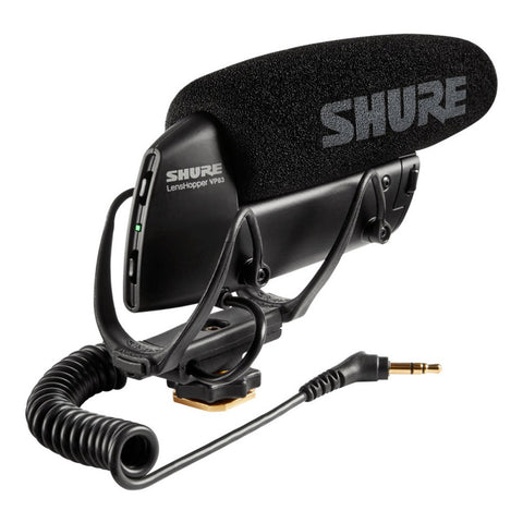 Micrófono Condensador Para Montar Sobre La Cámara Shure Vp83 Negro