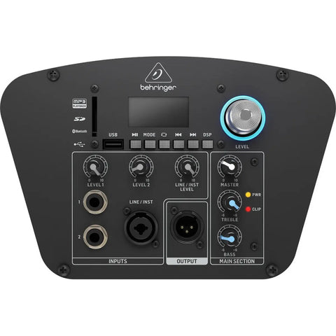 Bafle Activo De Columna Modular Portatil Behringer C210 Negro