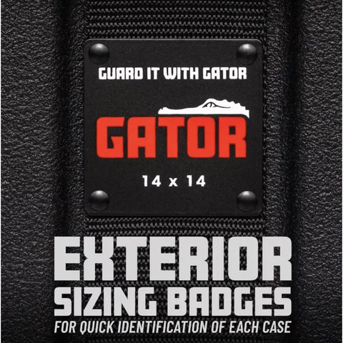 Gator Gpc1209 Grooves  Case Roto Tom 9 ×12  Negro