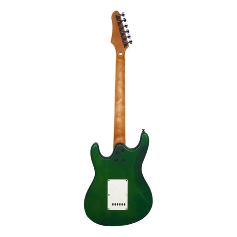 Guitarra Eléctrica Mars Strat De 6 Cuerdas En Verde Musgo Con Trémolo Diestro Palo De Rosa