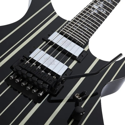 Guitarra Electrica Negro Brillante Schecter Synyster Custom Diestro Negro