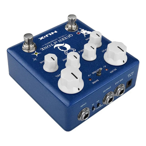 Pedal Overdrive Nux Ndo-6 Digital Para Guitarra Eléctrica Queen Of Tone Azul