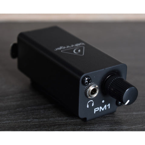 Control De Volumen Personal P/ Audífonos, Behringer Pm1 Negro