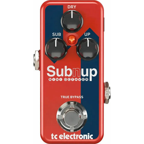 Pedal Compacto P/guitarra Tc Electronic Sub N Up Mini Octave Rojo