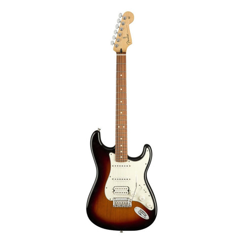 Guitarra Eléctrica Fender Player Stratocaster Hss De Aliso 3-color Sunburst Brillante Con Diapasón De Granadillo Brasileño